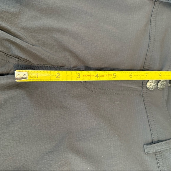 Prana women’s 8 Sage jogger cargo travel ankle gray pants REI camping hiking EUC - Picture 6 of 14